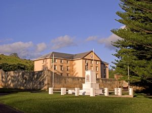 The old Commissariat Building from the Second Settlement  